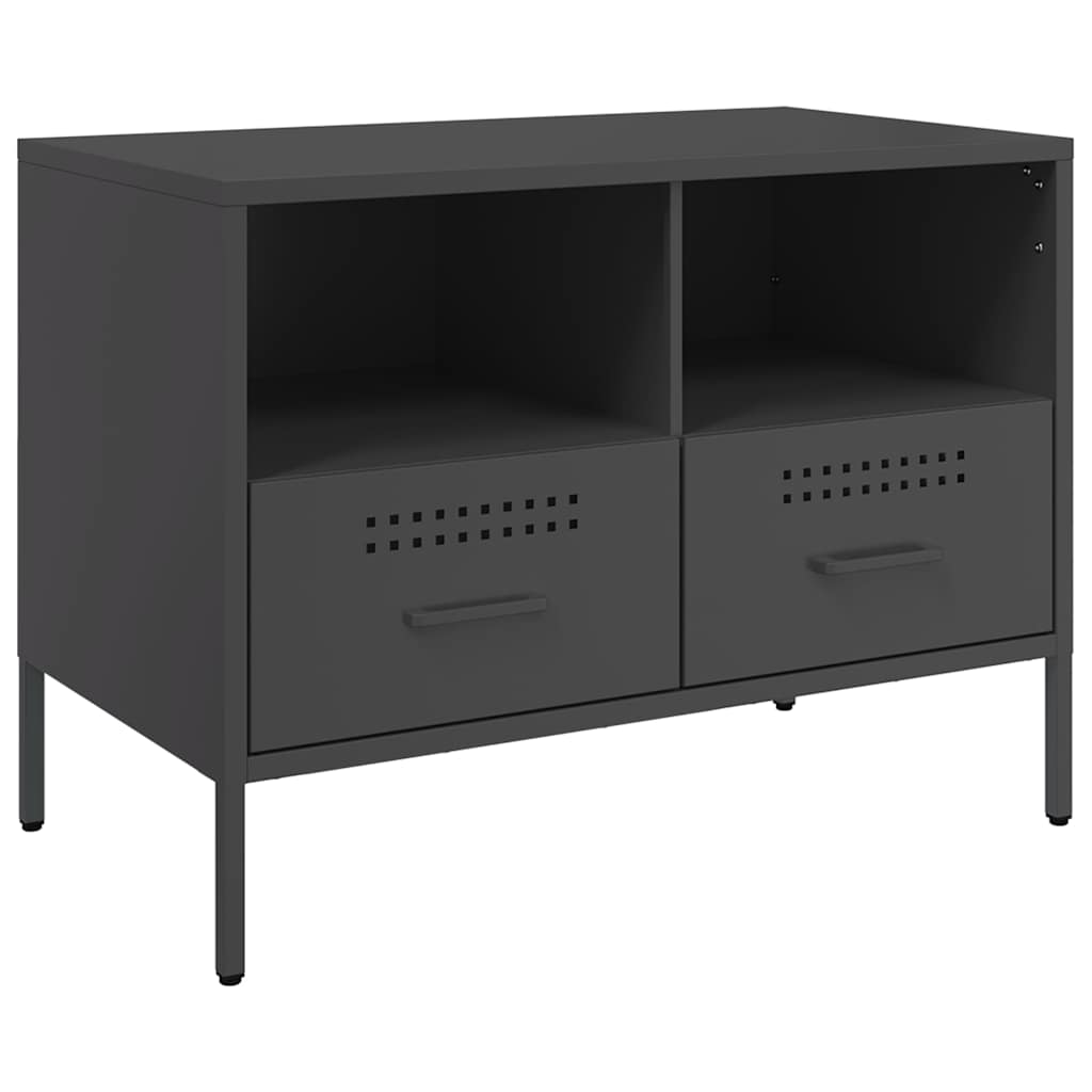 TV Cabinet 68x39x50,5 cm Steel Black 2