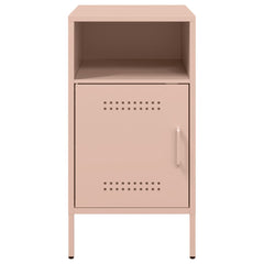 vidaXL Bedside Cabinet | Set of 2 | Pink | Cold-rolled steel | Standard 6
