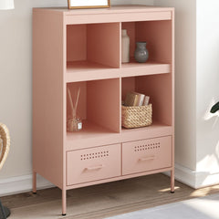 Highboard 68x39x101,5 cm Steel Pink