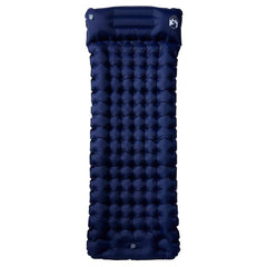 vidaXL Self Inflating Camping Mattress with Pillow 1-Person Navy Blue 2