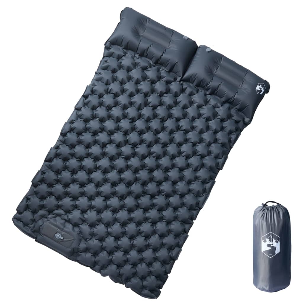 vidaXL Self Inflating Camping Mattress with Pillow