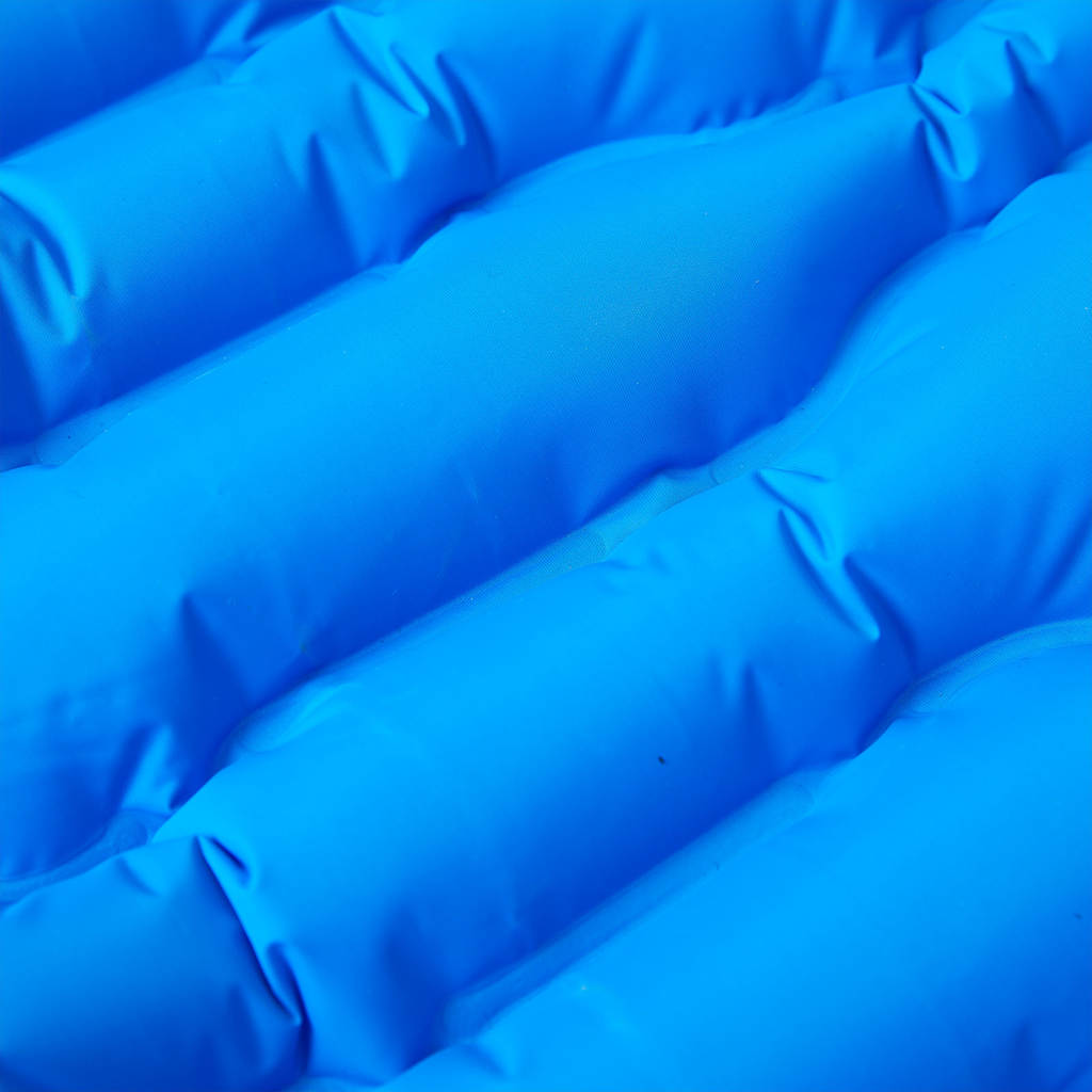 vidaXL Self Inflating Camping Mattress with Pillow 1-Person Blue 3