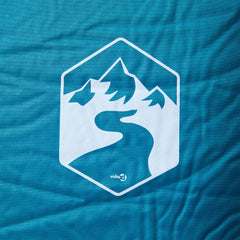 vidaXL Self Inflating Camping Mattress with Pillow 1-Person Turquoise 3