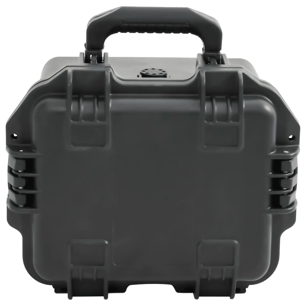 vidaXL Portable Flight Case Black 30x24,5x20 cm PP 2