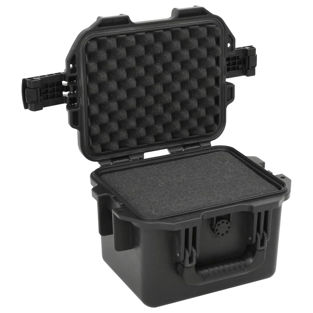 vidaXL Portable Flight Case Black 30x24,5x20 cm PP 3