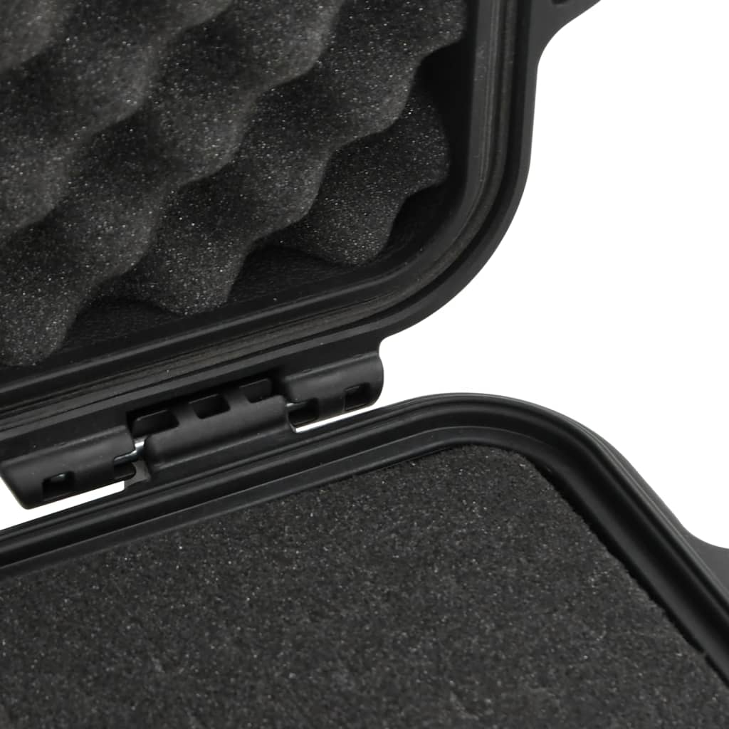 vidaXL Portable Flight Case Black 30x24,5x20 cm PP 6
