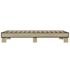 Bed Frame without Mattress Length 190 cm Sonoma Oak 75 cm