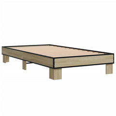 Bed Frame without Mattress Length 190 cm Sonoma Oak 75 cm