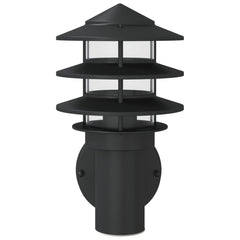 vidaXL Outdoor Wall Lights 2pcs Black Stainless Steel 4
