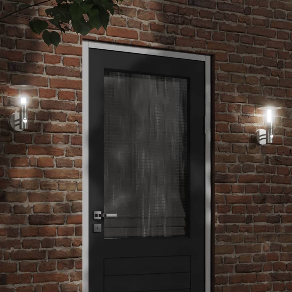 vidaXL Outdoor Wall Light Stainless Steel