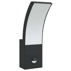 Outdoor LED Wall Lights with Sensors 2pcs Black Yes