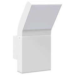 vidaXL Outdoor LED Wall Lights 2pcs White Die-cast Aluminium 4
