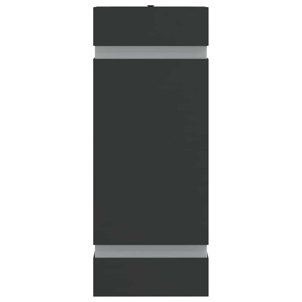 vidaXL Outdoor Wall Lights 2pcs Black Stainless Steel 4