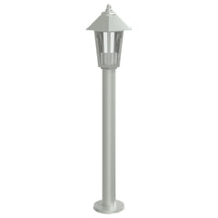 vidaXL Outdoor Floor Lamp Silver 80 cm Stainless Steel 5