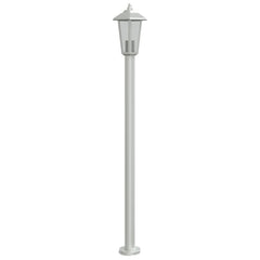 vidaXL Outdoor Floor Lamp Silver 120 cm Stainless Steel 2