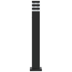 vidaXL Outdoor Floor Lamp Black 80 cm Aluminium 5
