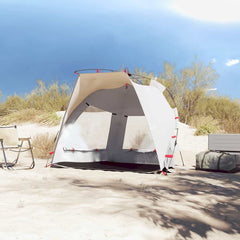 vidaXL Beach Tent 2-Person Grey Quick Release Waterproof 3