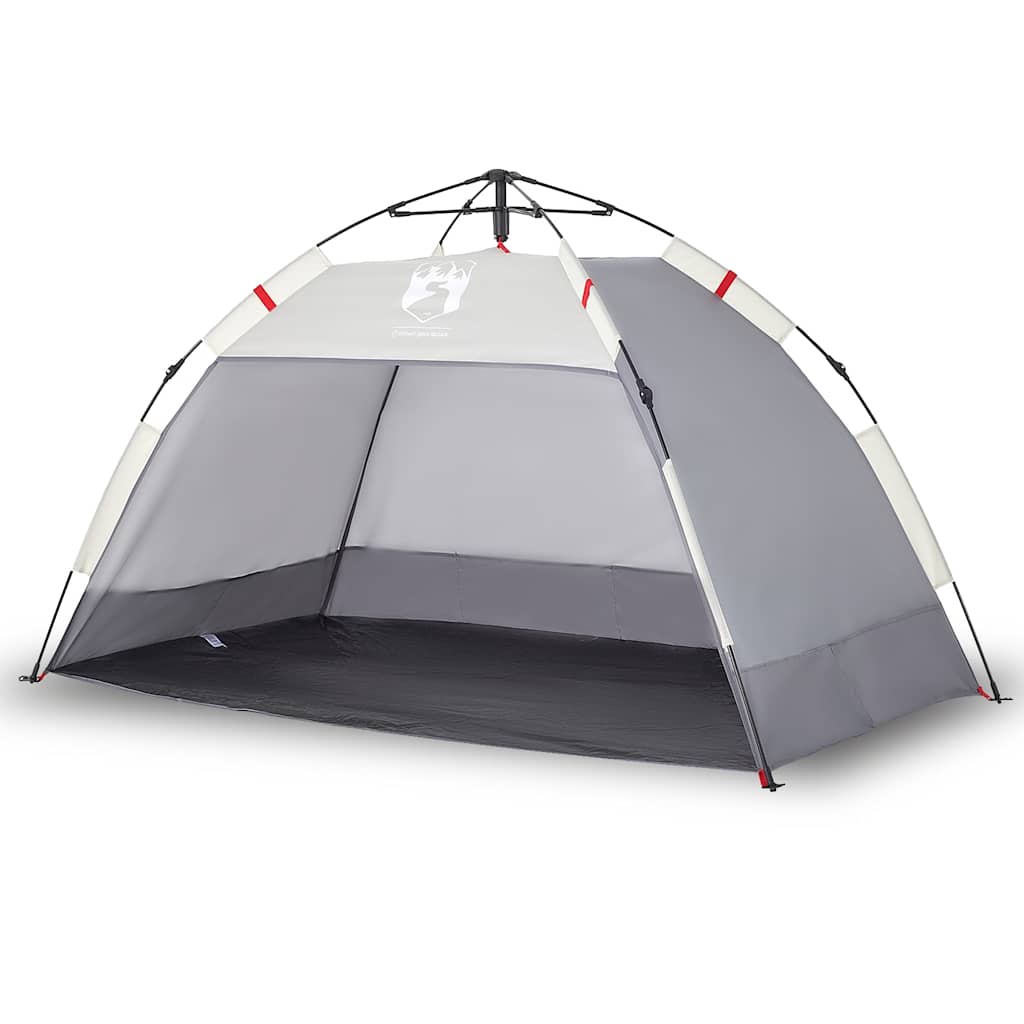 vidaXL Beach Tent 2-Person Grey Quick Release Waterproof 2
