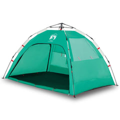 vidaXL Beach Tent 2-Person Sea Green Quick Release Waterproof 2