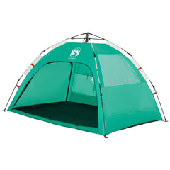 vidaXL Beach Tent 2-Person Sea Green Quick Release Waterproof 4