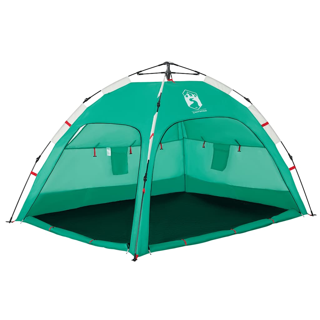 vidaXL Beach Tent 2-Person Sea Green Quick Release Waterproof 5