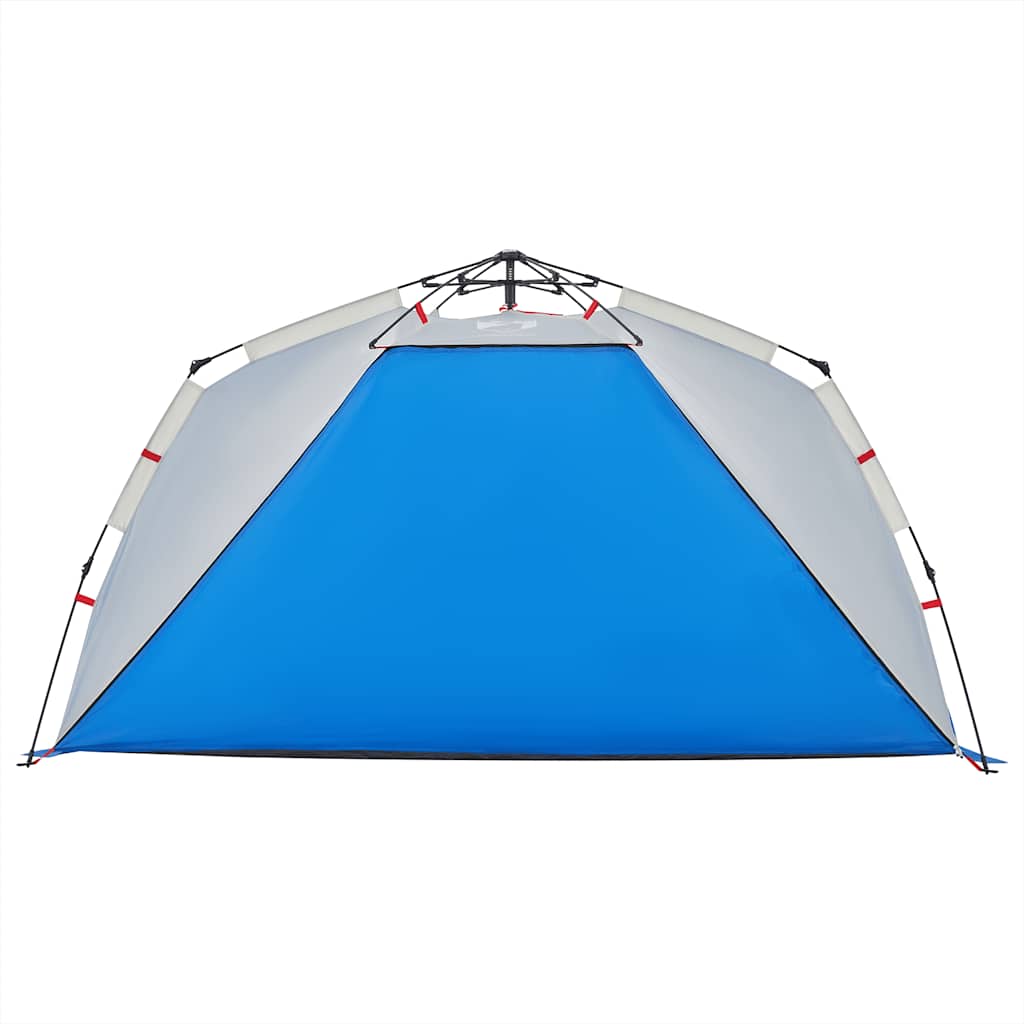 vidaXL Beach Tent 3-Person Azure Blue Quick Release Waterproof 6