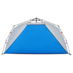 vidaXL Beach Tent 3-Person Azure Blue Quick Release Waterproof 6
