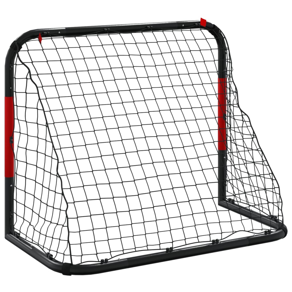 vidaXL Soccer Goal with Net Red and Black 90x48x71 cm Steel 6