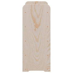 vidaXL Wine Rack with Top Board 67.5x25x60 cm Solid Wood Pine 6