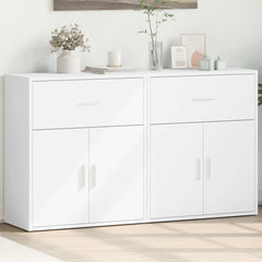 Sideboards 2 pcs 60x31x70 cm Engineered Wood White