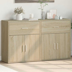 Sideboards 2 pcs 60x31x70 cm Engineered Wood Sonoma oak