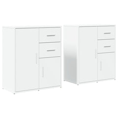 Sideboards 2 pcs 60x31x70 cm Engineered Wood White