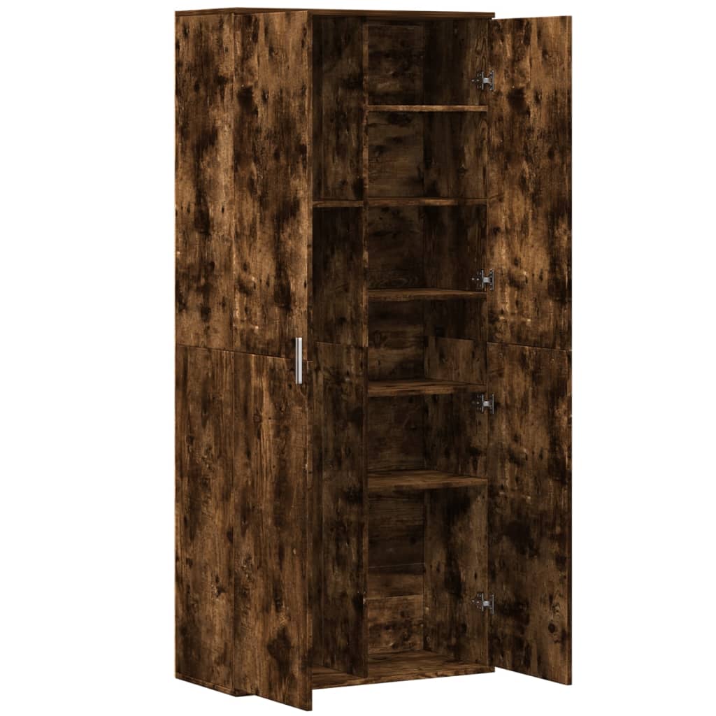 Highboard Smoked Oak Engineered Wood, image 6