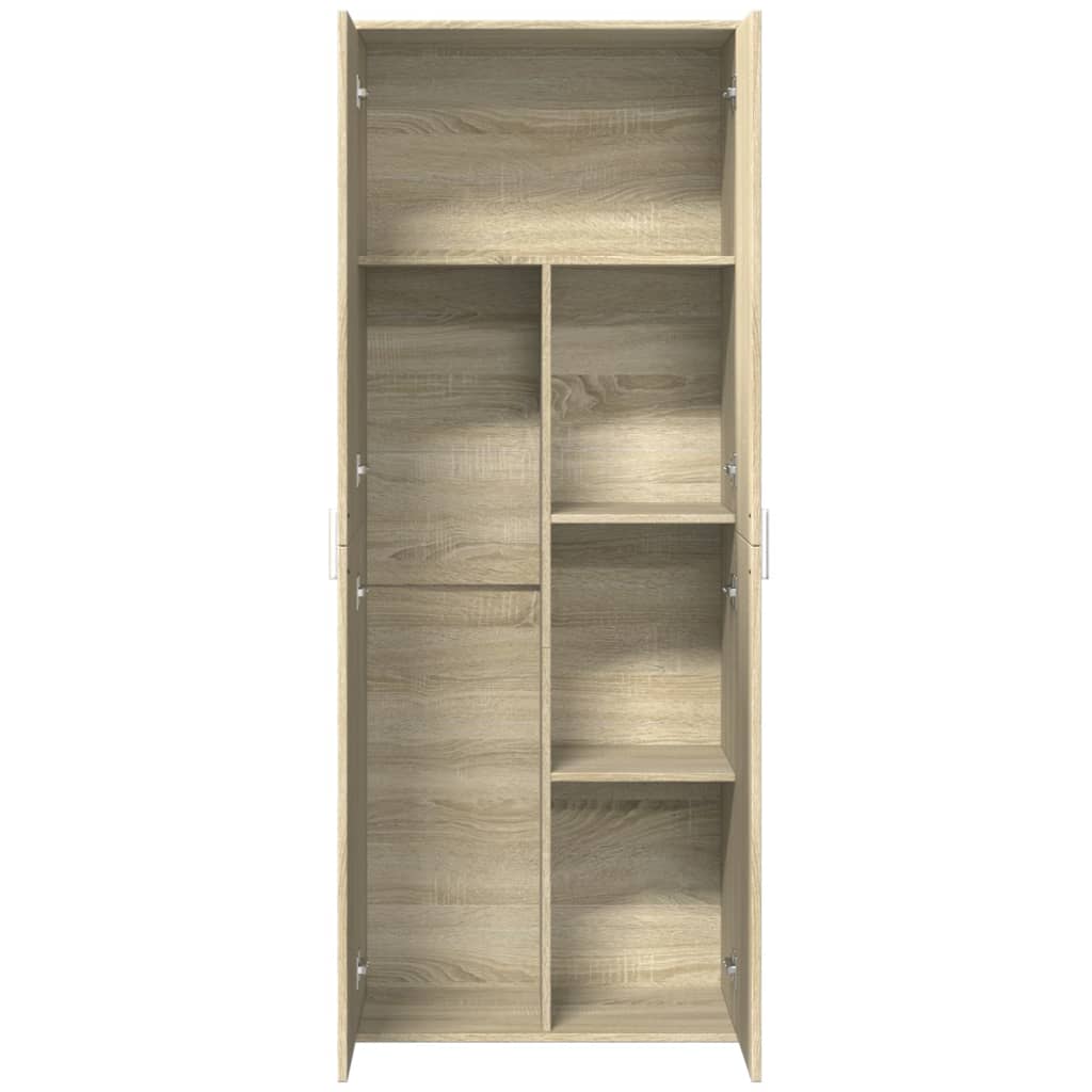 Highboard Sonoma Oak Engineered Wood, image 6