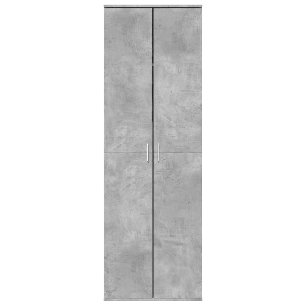 Highboard Concrete Grey Engineered Wood, image 3