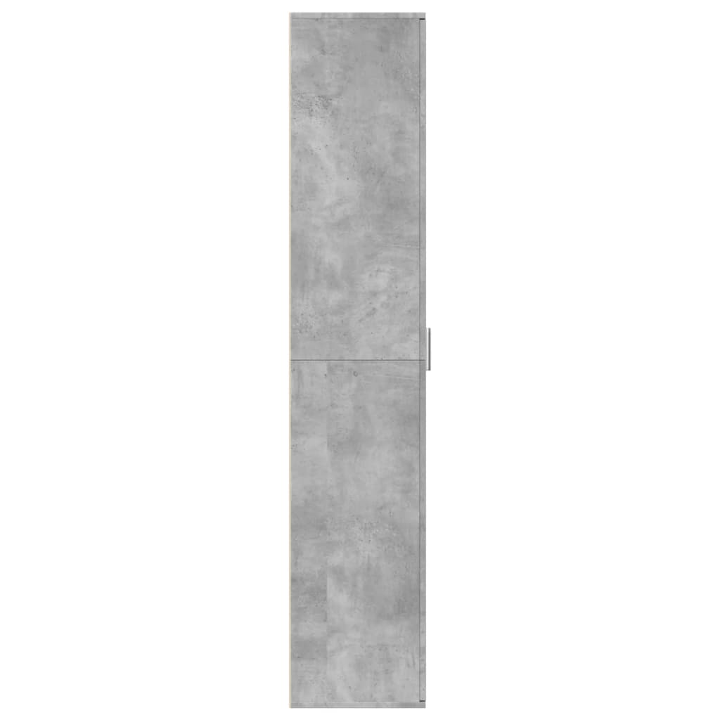 Highboard Concrete Grey Engineered Wood, image 4