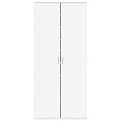 vidaXL Shoe Cabinet White 80x39x178 cm Engineered Wood 3