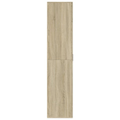 vidaXL Shoe Cabinet Sonoma Oak 80x39x178 cm Engineered Wood 4
