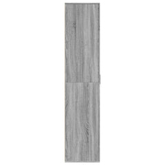 vidaXL Shoe Cabinet Grey Sonoma 80x39x178 cm Engineered Wood 4