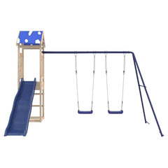Outdoor Playset Solid Wood Pine Solid pine wood