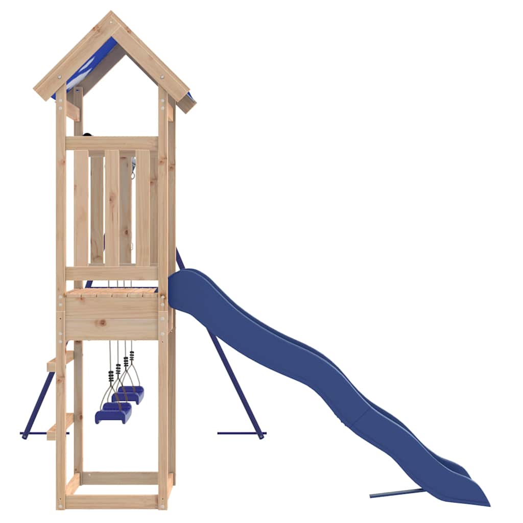 Outdoor Playset Solid Wood Pine Solid pine wood