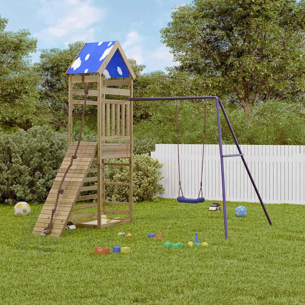 vidaXL Outdoor Playset Impregnated Wood Pine 1