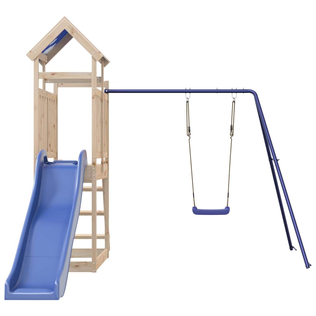 Outdoor Playset Solid Wood Pine Solid pine wood