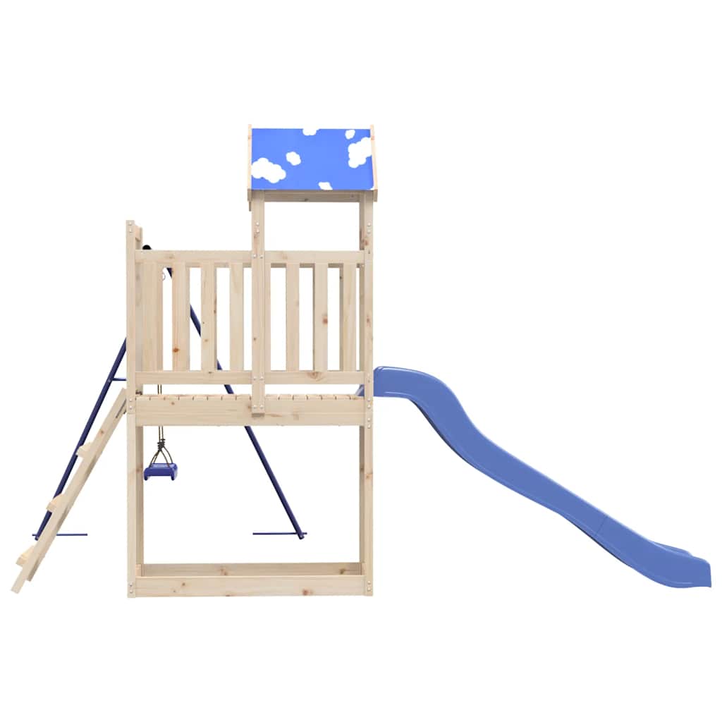 Outdoor Playset Solid Wood Pine Solid pine wood