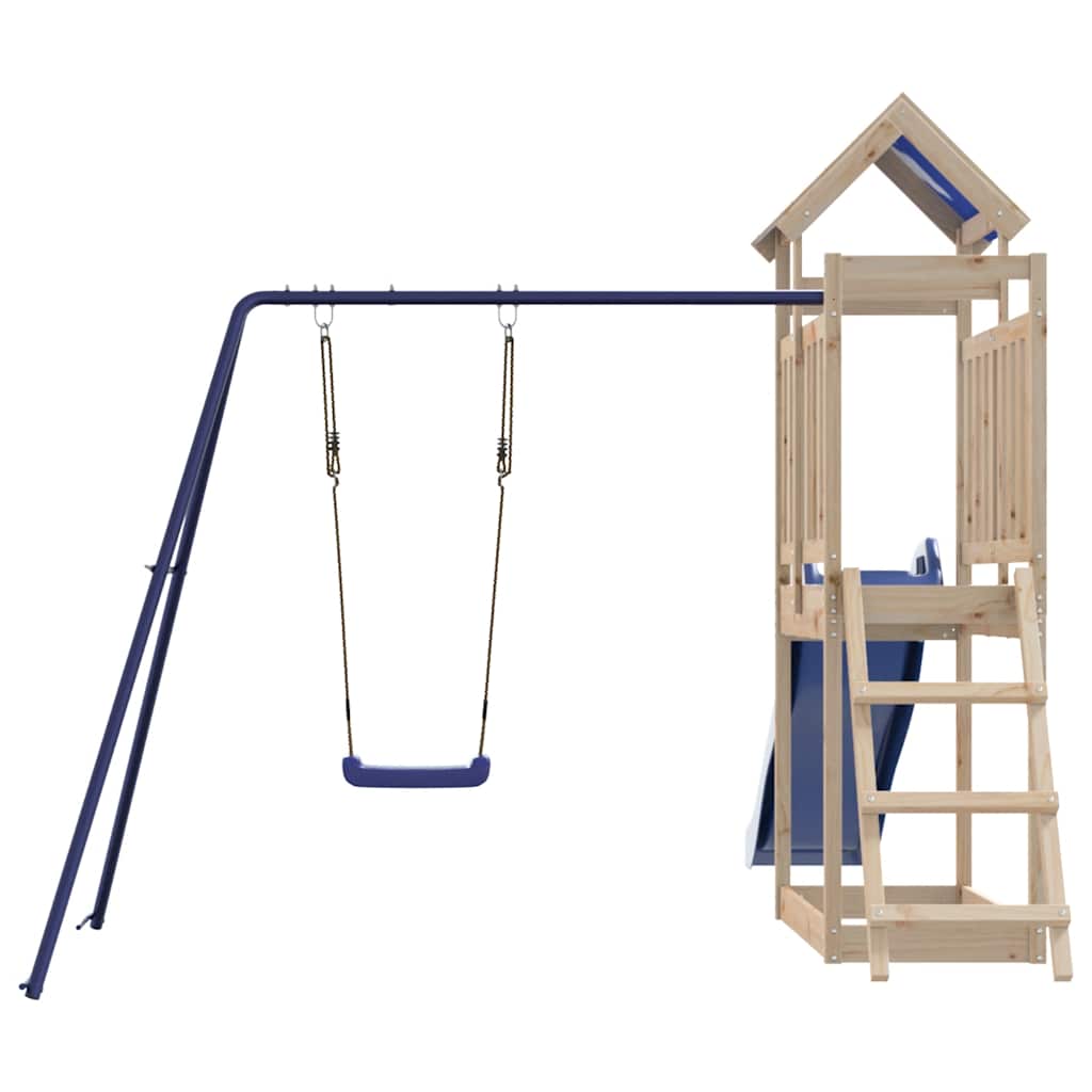 Outdoor Playset Solid Wood Pine Solid pine wood