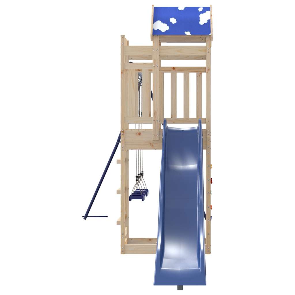 Outdoor Playset Solid Wood Pine Solid pine wood