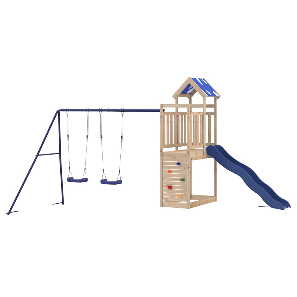 Outdoor Playset Solid Wood Pine Solid pine wood