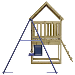 Outdoor Playset Solid Wood Pine Solid impregnated wood