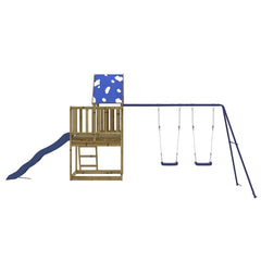 Outdoor Playset Solid Wood Pine Solid impregnated wood