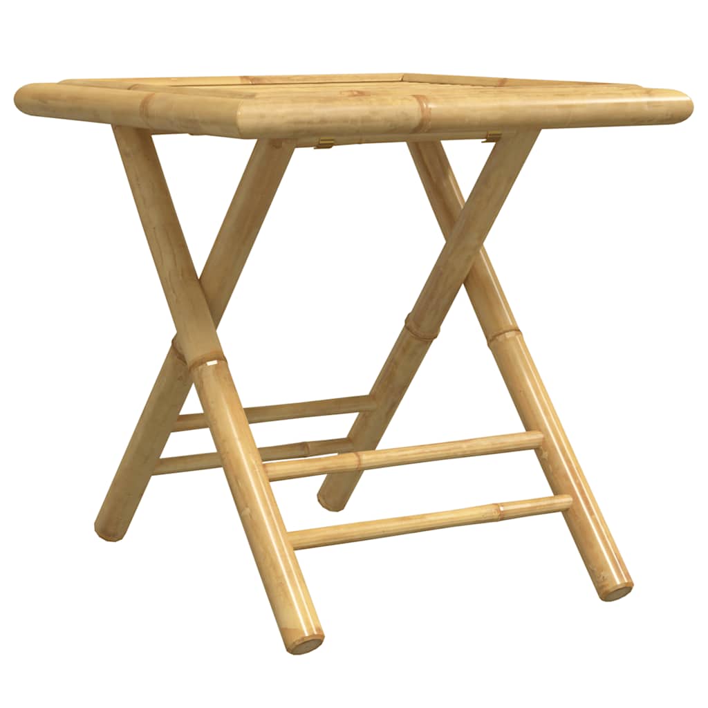 3 Piece Bistro Set Bamboo 46 x 66 x 99 cm Square